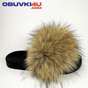 Ladies Slippers Made Of Natural Down